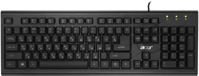 Клавиатура проводная Acer OKW120, USB, черный