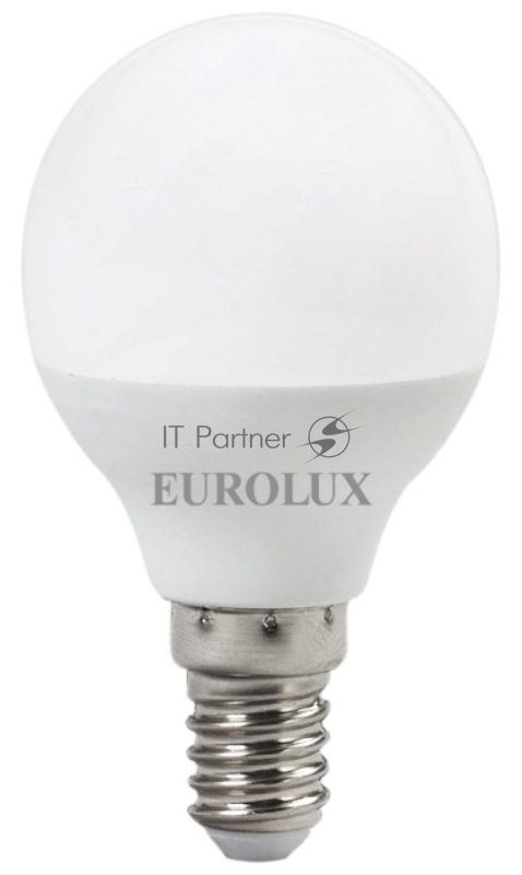 Лампа светодиодная EUROLUX LL-E-G45-7W-230-4K-E14 шар