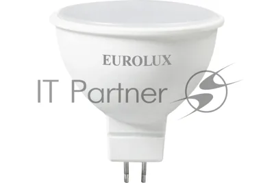 Лампа светодиодная EUROLUX LL-E-MR16-7W-230-4K-GU5.3 рефлектор