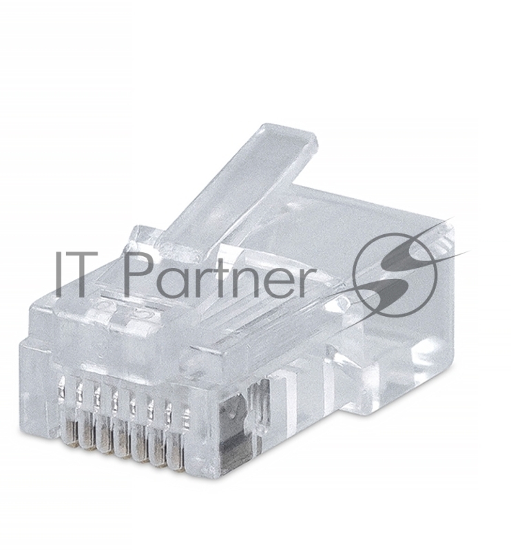 Коннектор Cabeus 8P8C RJ-45 под витую пару, категория 5e, универсальный, для проводников с толщ. по изол. до 1,05 мм