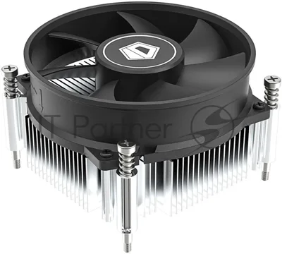 Кулер ID-COOLING DK-19 PWM серебристый/черный 92мм алюминий 2200rpm 26db 4-pin 95W 55мм
