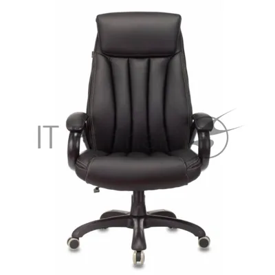 Кресло Бюрократ T-9922N Leather Venge Black черный, экокожа