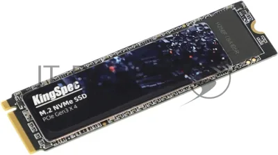 Накопитель SSD KingSpec NE-256, 256Gb, M.2 2280, PCIe 3.0 x4, NVMe, R/W 2000/1300