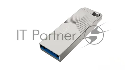 Флешка USB Netac UM1 (NT03UM1N-016G-32PN), 16Gb, USB 3.2, R/W 150/45, серебристый