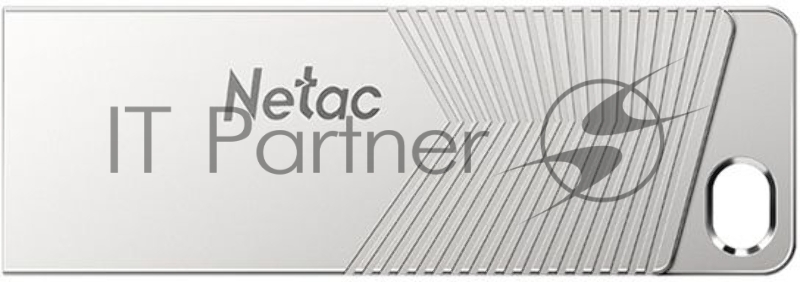 Флешка USB Netac UM1 (NT03UM1N-032G-32PN), 32Gb, USB 3.2, R/W 150/45, серебристый