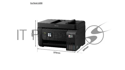 МФУ струйное Epson L5290 (C11CJ65512/C11CJ65508/C11CJ65407), A4, цветное, печ. до 33 стр/мин. (ч/б) до 15 стр/мин. (цвет), скан. до 12 стр/мин. (ч/б) 29 стр/мин. (цвет), 1440 x 5760 dpi (печать) 1200x2400dpi (скан.), USB, RJ-45, Wi-Fi