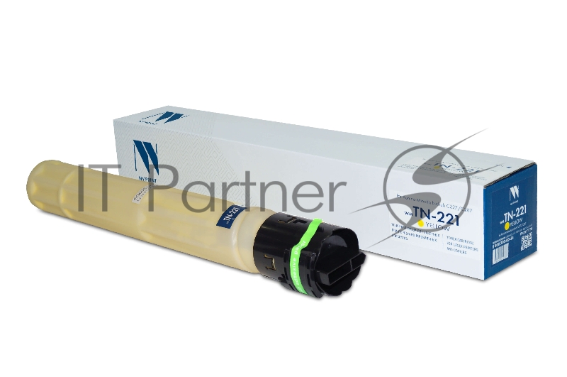 Картридж лазерный NVPrint совместимый NV-TN-221 Yellow для Konica Minolta bizhub C227/C287 (21000k)