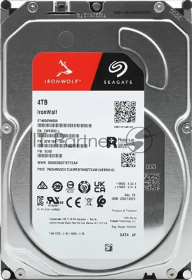 Жесткий диск HDD Seagate IronWolf 4Tb 5400rpm SATA 256Mb 3.5"