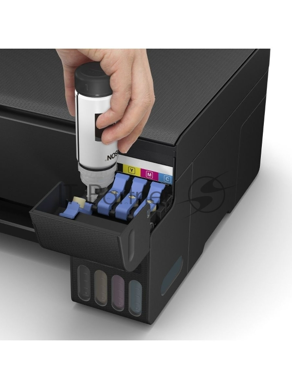 МФУ струйное Epson L3218 (C11CJ68512), принтер/сканер/копир, (A4, 5760x1440dpi, ч/б 33стр., цв. 18стр., USB, черный)