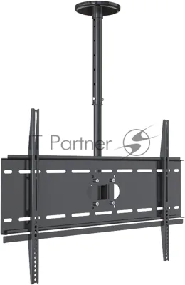 Кронштейн для телевизора Cactus CS-CP04-R черный 37"-70" макс.81.6кг потолочный поворот и наклон