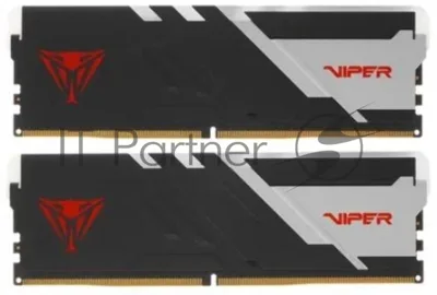 Оперативная память Patriot Viper Venom, DDR5, 32GB (2x16GB), 5600MHz, CL36, DIMM, с радиаторами, RGB, черный