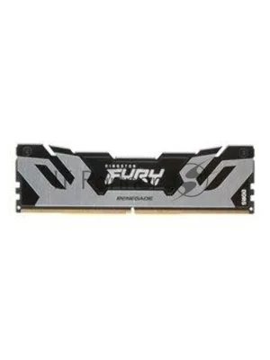 Оперативная память Kingston Fury Renegade, DDR5, 16Gb (1x16Gb), 6400MHz, CL32, DIMM, с радиатором, серебристый/черный