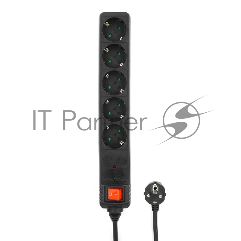 Сетевой фильтр Energenie Сетевой фильтр SPG5-C-5 1.5m 16А черный 