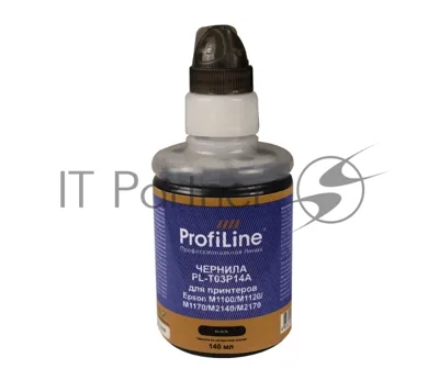 Чернила PL-T03P14A для принтеров Epson M1100/M1120/M1170/M2140/M2170 на пигментной основе черный 140 мл ProfiLine