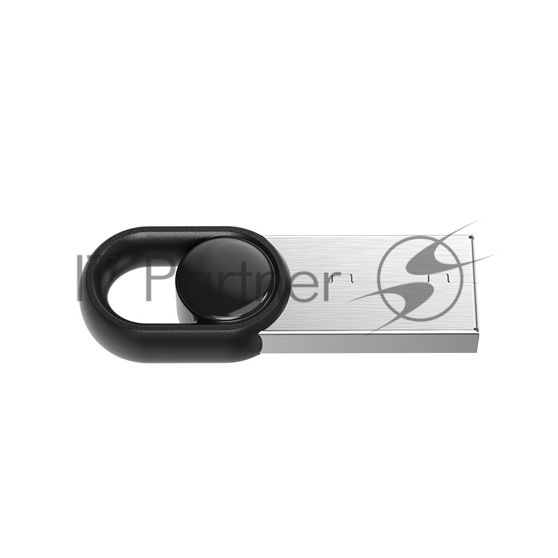 Флешка USB Netac UM2 (NT03UM2N-064G-20BK), 64Gb, USB 2.0, R/W 100/40, серебристый/черный