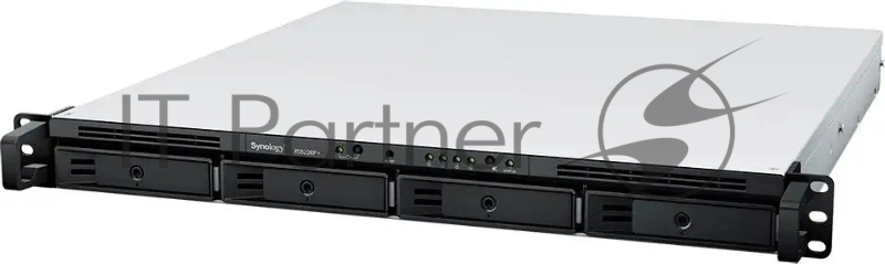 СХД стоечное исполнение 4BAY 1U NO HDD RS822RP+ SYNOLOGY