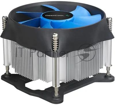 Кулер для процессора DEEPCOOL THETA 31 PWM 1700 черный/синий, 92 мм, алюминий/медь, 2400 об/мин, 30.3 дБ, 4 pin, 95 Вт, 66 мм