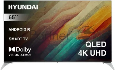 Телевизор Hyundai 65" H-LED65QBU7500 черный UHD QLED 60Hz Smart TV