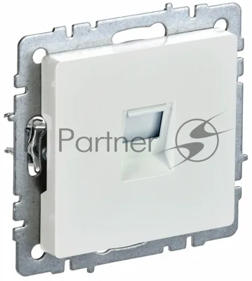 Розетка компьютерная IEK BRITE РК10-БрЖ RJ45 кат.5E жемчуг