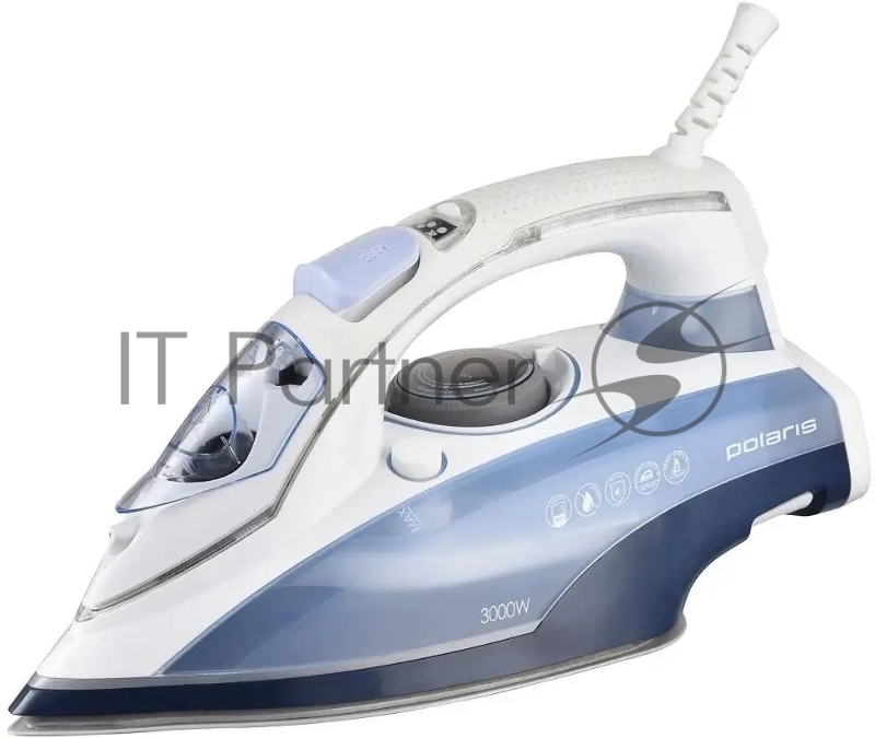 Утюг Polaris PIR 3074 SG AA 3m белый/голубой 3000 Вт