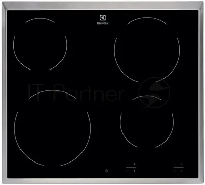 Электрическая варочная поверхность Electrolux EHF6240XXK, 4 конфорки, стеклокерамика, 6500 Вт