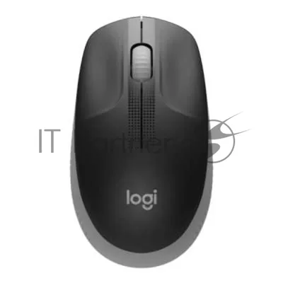 Мышь беспроводная Logitech M190 черный/серый, 1000 dpi, радиоканал, USB, кнопки - 3