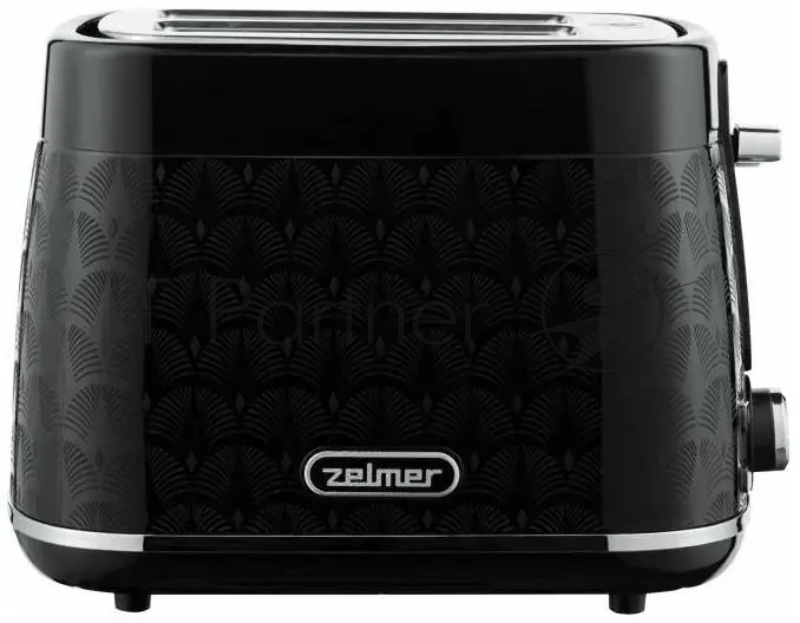 Тостер Zelmer ZTS8010 черный, 930 Вт, 2 слота