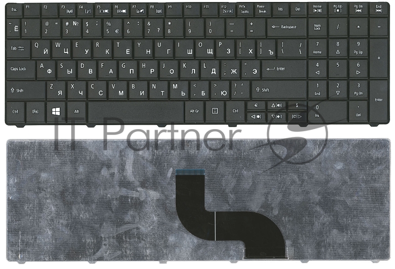 Клавиатура для ноутбука Acer Aspire E1-521 E1-531 E1-571 черная