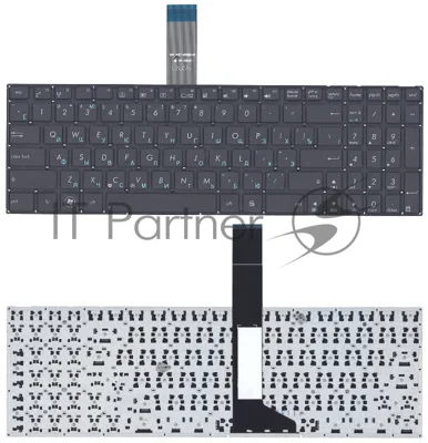 Клавиатура для ноутбука Asus X501A X501U X550 черная плоский Enter