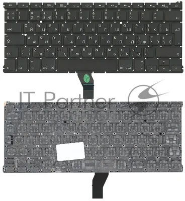 Клавиатура для ноутбука MacBook A1369 2011+ с подсветкой, большой ENTER RU