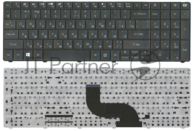 Клавиатура для ноутбука Packard Bell Gateway E1 черная