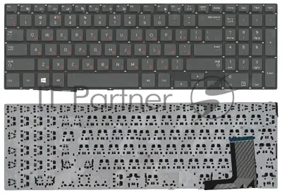 Клавиатура для ноутбука Samsung NP370R5E NP510R5E черная