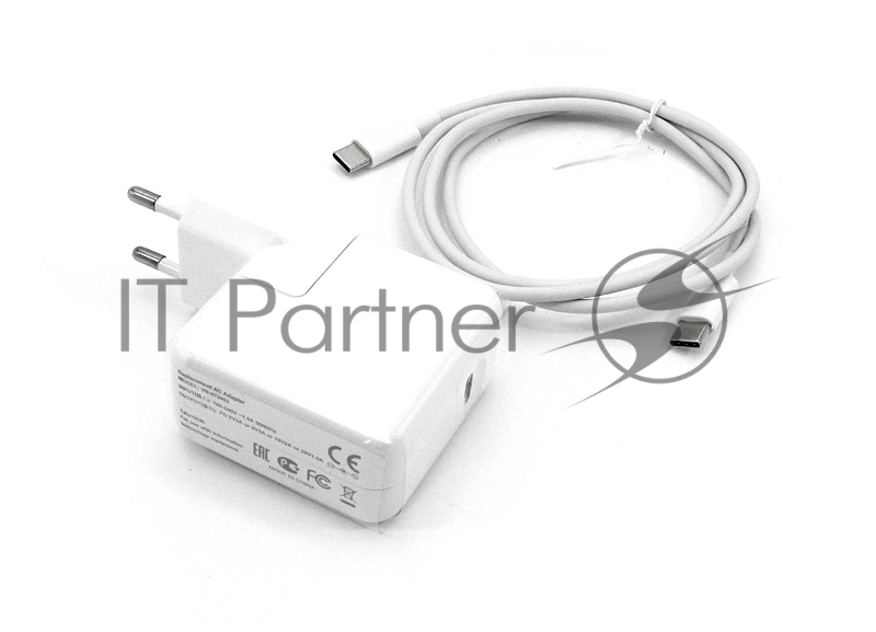 Блок питания (сетевой адаптер) для ноутбуков Apple 5V 3A/9V 3A/15V 2A/20V 1.5A 30W Type-C OEM