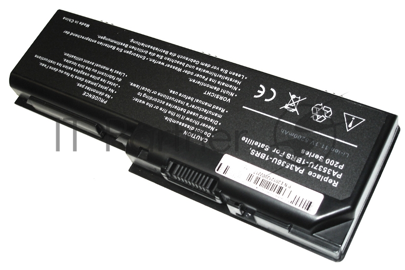 Аккумуляторная батарея для ноутбука Toshiba P200 5200mAh OEM черный