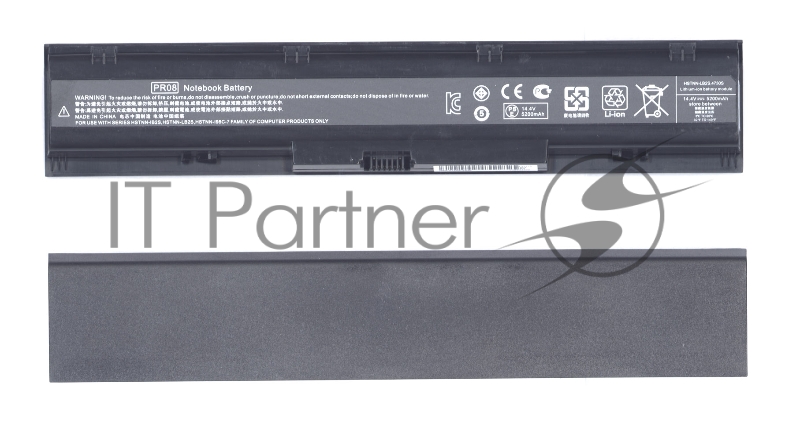 Аккумуляторная батарея для ноутбука HP ProBook 4730s 4740s (HSTNN-IB2S) 14,4V 5200mAh OEM черный