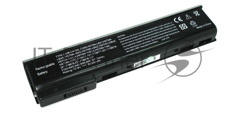 Аккумуляторная батарея для ноутбука HP ProBook 640 G1 (CA06) 10.8V 5200mAh OEM черный