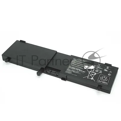 Аккумуляторная батарея для ноутбука Asus N550 15V 59Wh C41-N550 черная