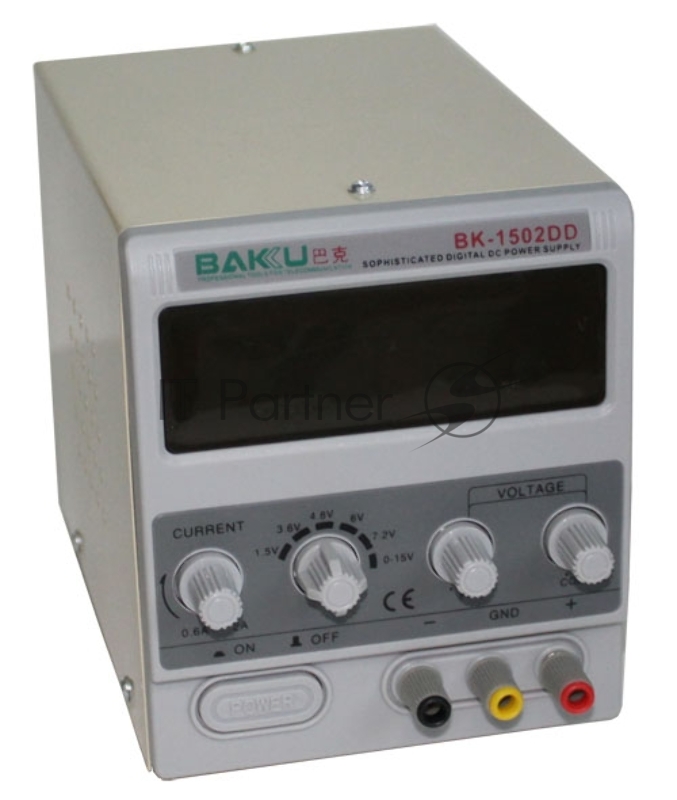 Лабораторный блок питания BAKU BK-1502DD 0-2А, 0-15 В