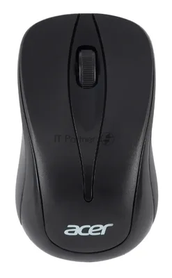 Мышь беспроводная Acer OMR131 черный, 1000 dpi, радиоканал, USB, кнопки - 3