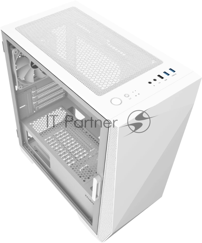 Компьютерный корпус MiniTower Zalman Z1 Iceberg белый (mATX, window, FRONT 2x120мм, REAR 1x120мм, без БП) (Z1 Iceberg белый)