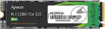 Накопитель SSD Apacer 1Tb, M.2 2280 AS2280P4X, PCIe 3.0 x4, NVMe, R/W 2100/1700