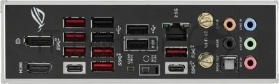 Материнская плата ASUS ROG STRIX B650E-E GAMING WIFI, AM5, AMD B650, 4xDDR5, 4xSATA, 4xM.2, 1xPCI-E 4.0 x4, 1xPCI-E 5.0 x8, 1xPCI-E 5.0 x16, 1xDP, 1xHDMI, 1x 2.5Gb LAN, 4xUSB-A 3.2 Gen 2, 6xUSB-A 3.2 Gen 2, 1xUSB-C 3.2 Gen 2, 1xUSB-C 3.2 Gen 2x2, 5x3.5 мм, TOSLINK, 7.1, ATX