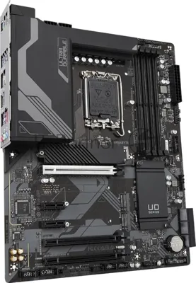 Материнская плата GIGABYTE Z790 UD, LGA1700, Intel Z790, 4xDDR5, 6xSATA, 3xM.2, 3xPCIe x16, 2xPCIe x1, DisplayPort, HDMI, 1x2.5Gb LAN, USB Type-C, 3x3.5 мм, 7.1, ATX