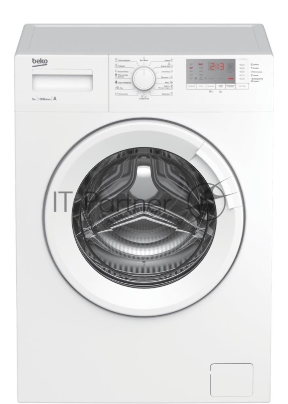 Стиральная машина Beko WRS5512BWW белый, загрузка фронтальная 5 кг, 1000 об/мин., класс: А