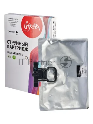 Контейнер с чернилами Sakura C13T966140 (T9661 BK) для Epson, черный, 795 мл., 40000 к.