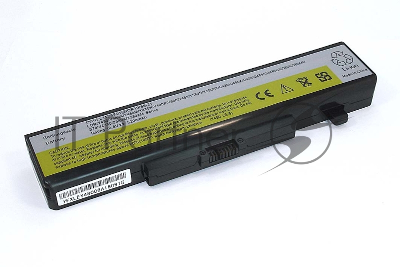 Аккумуляторная батарея для ноутбука Lenovo Ideapad Y480,V480 (L11S6F01) 5200mAh OEM черный