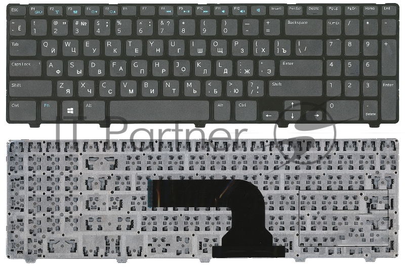 Клавиатура для ноутбука Dell Inspiron 15R 3521 15R 5521 черная
