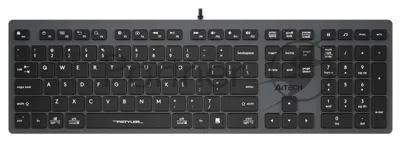 Клавиатура проводная A4Tech Fstyler FX50, USB, серый