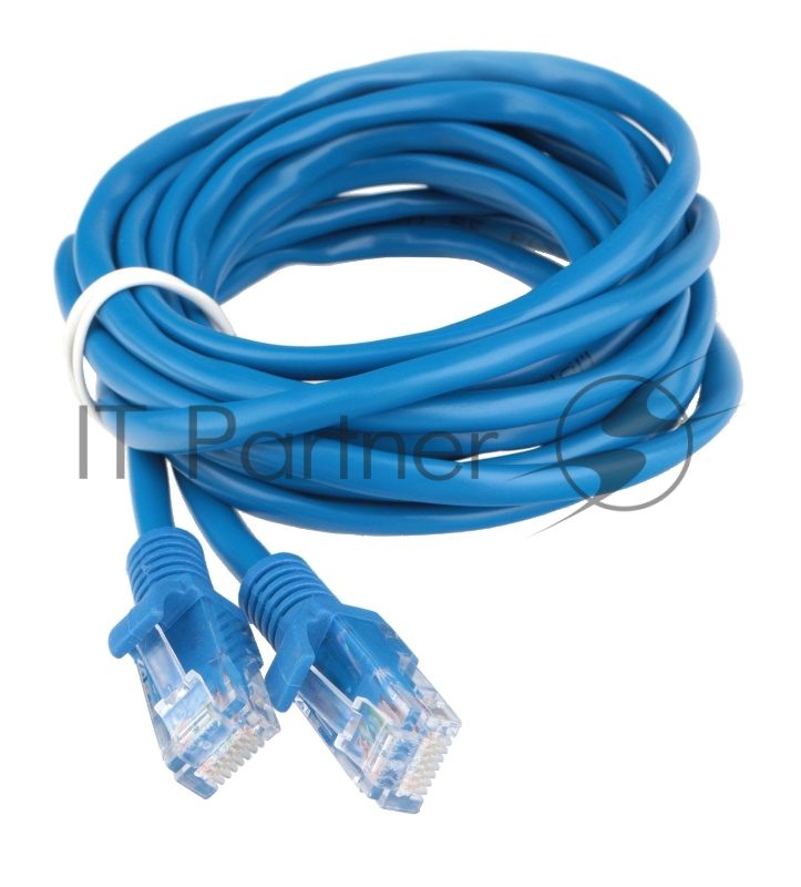 Патч-корд CCA light UTP Гарнизон PC-UTP-5e-3-B cat.5e, 3м, литой, многожильный синий