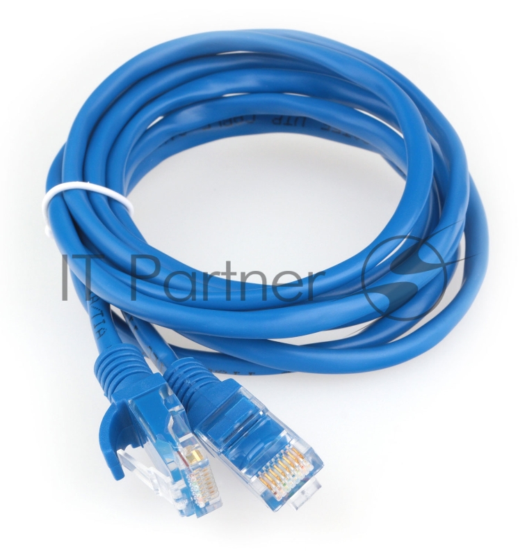 Патч-корд CCA light UTP Гарнизон PC-UTP-5e-2-B cat.5e, 2м, литой, многожильный синий